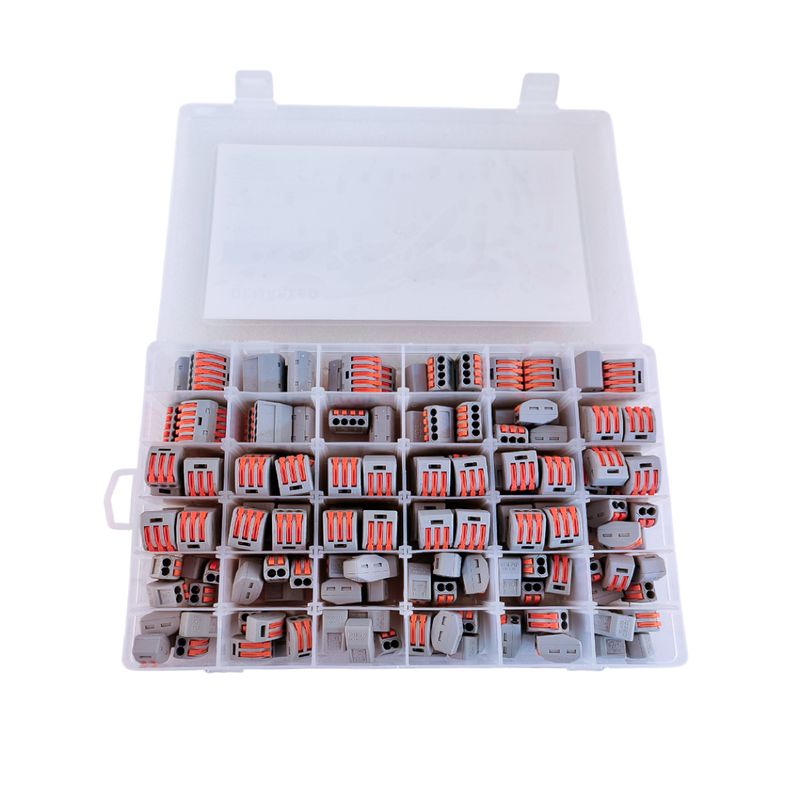 Fast Clip Splice Connector Kit 2, 3, 4 y 5 lever terminals x188 pieces 