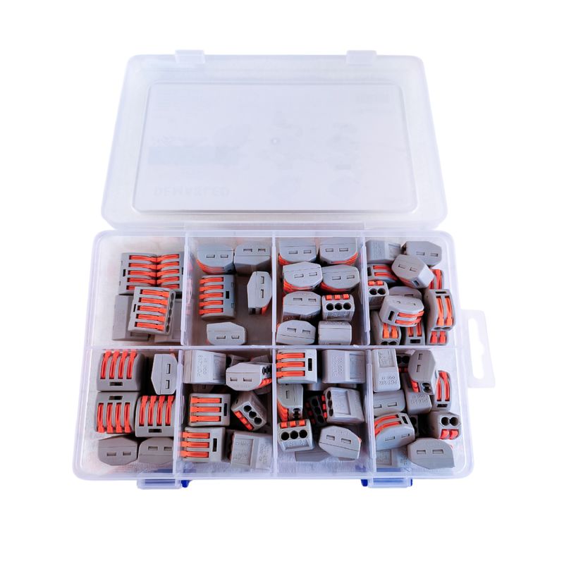 Fast Clip Splice Connector Kit 2, 3, 4 and 5 lever terminals x100 pieces