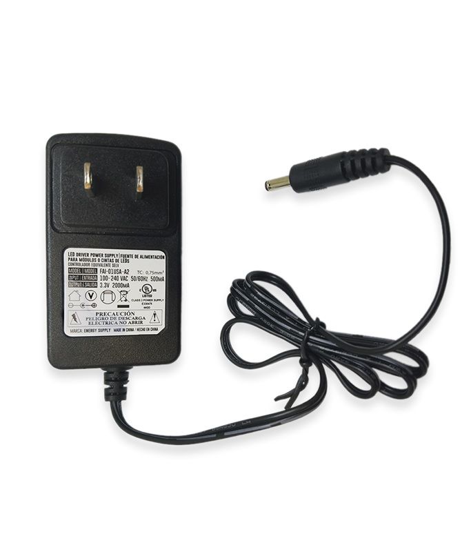 Indoor Switching Wall-Mounted Power Supply, DC 3.3V, 6.6W, 2A
