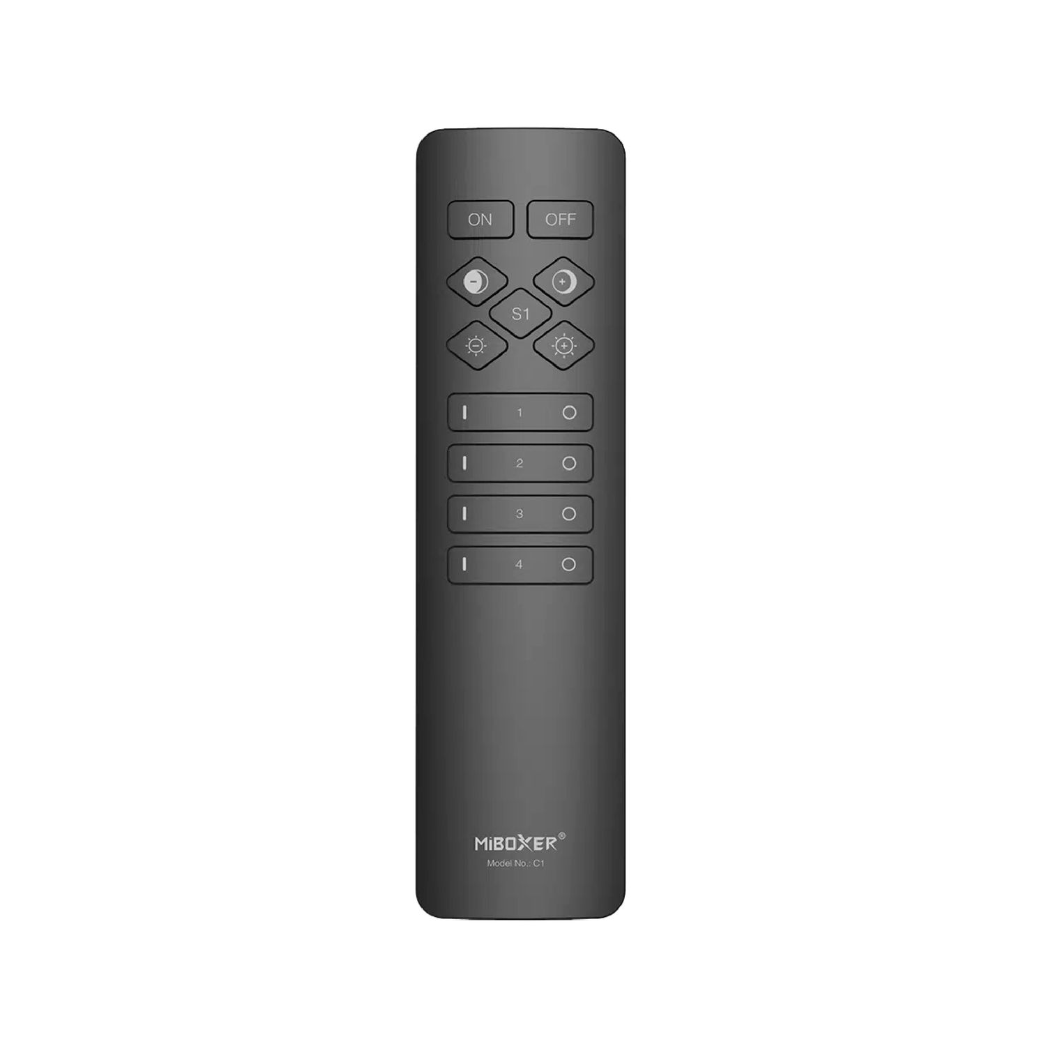 4-Zone CCT LED Remote Control 3V 2.4GHz RF Button Panel, 100ft Range