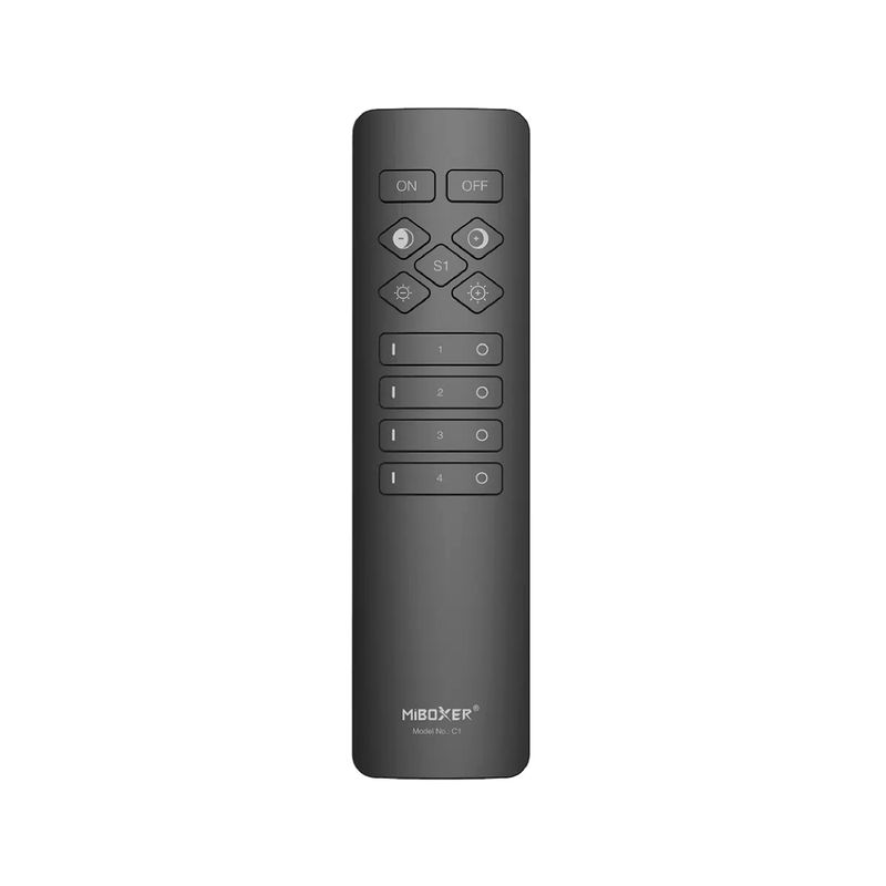 4-Zone CCT LED Remote Control 3V 2.4GHz RF Button Panel, 100ft Range