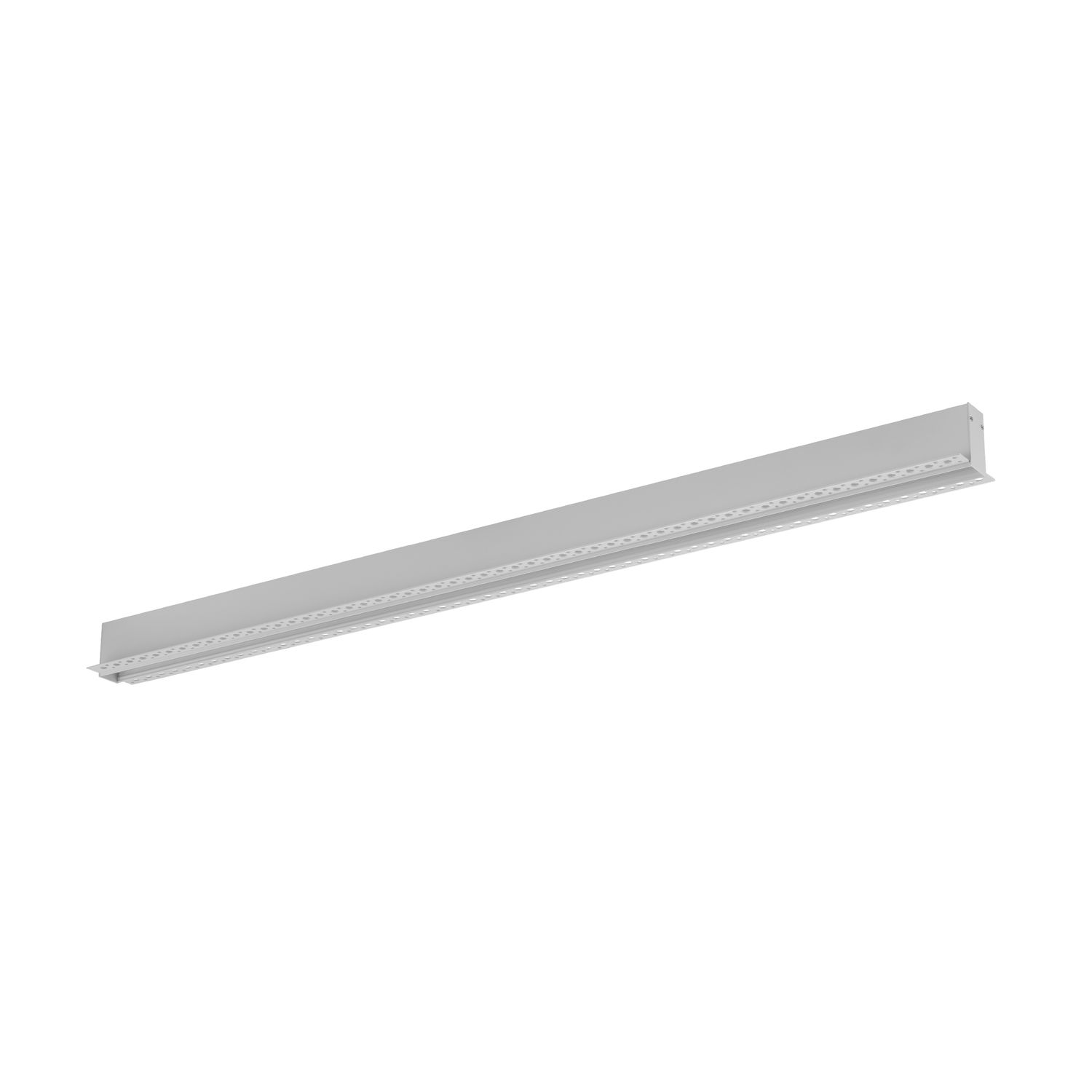 White Linear Magnetic Track Rail, 24V, Recessed, 3.28 ft Length