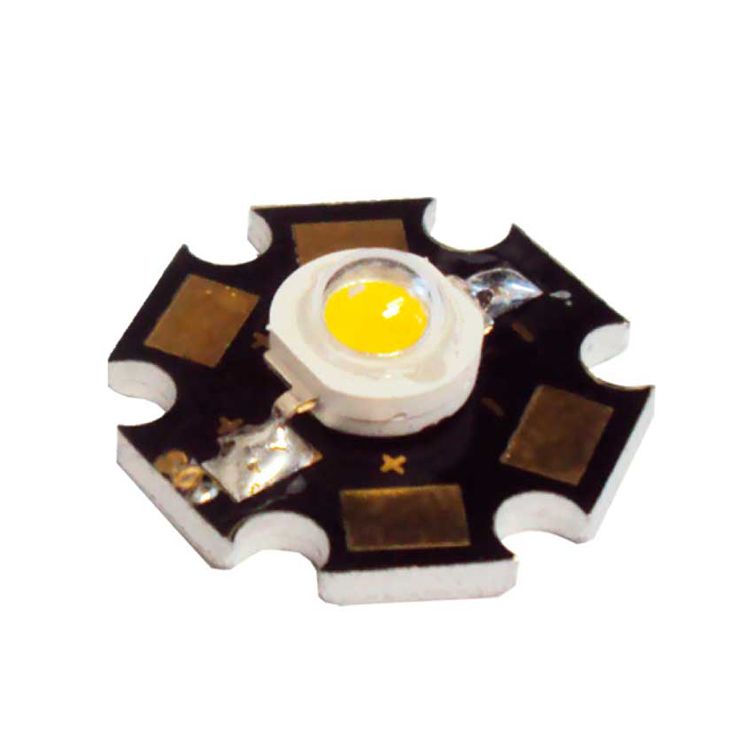 High Power LED, Cool White 6.500K 260lm, 3-3.4V 3W 700mA x5