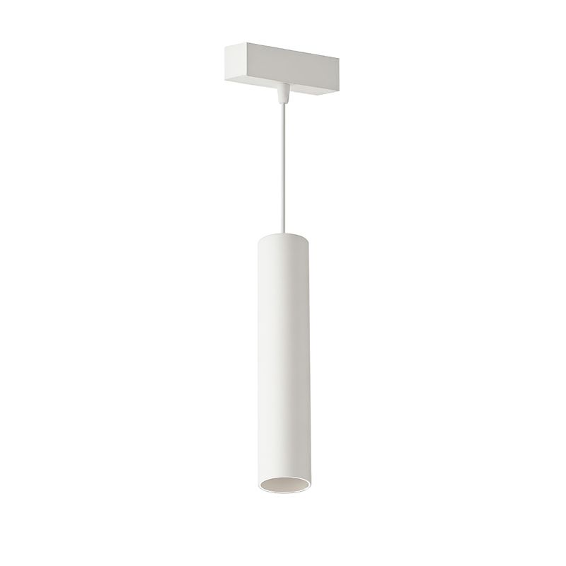 White LED Magnetic Track Cylinder Pendant Light, 10W, 3000K, 24V