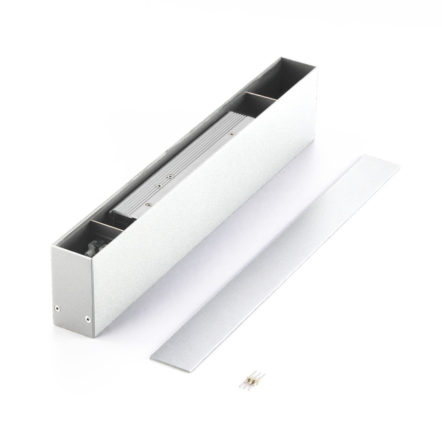 LED Driver Storage Box for White Magnetic Lighting Track, Surface Mount, 17.71in