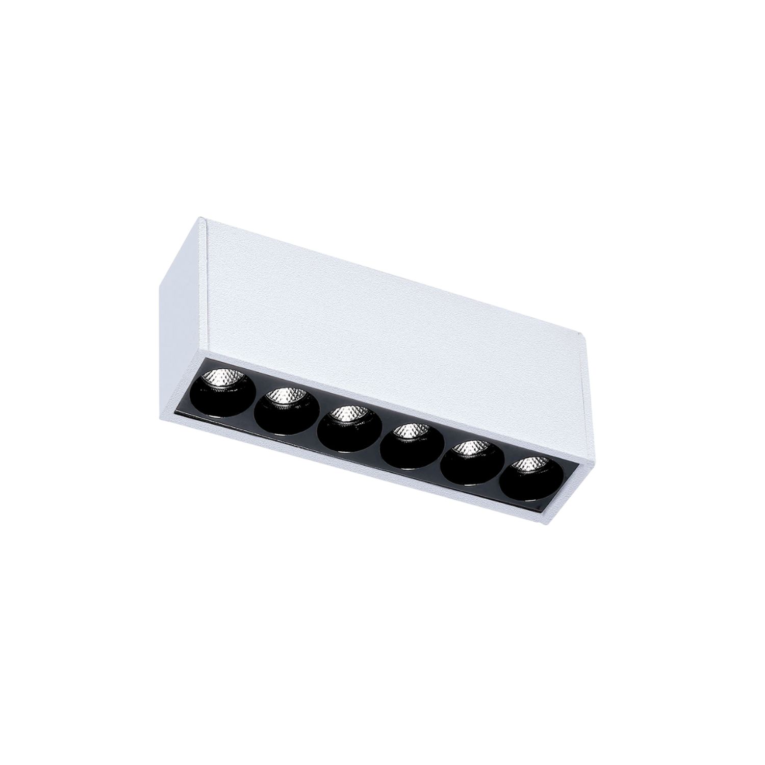 White Magnetic Grille Track Light, 6W, Warm White 3000K, 34°, 510lm