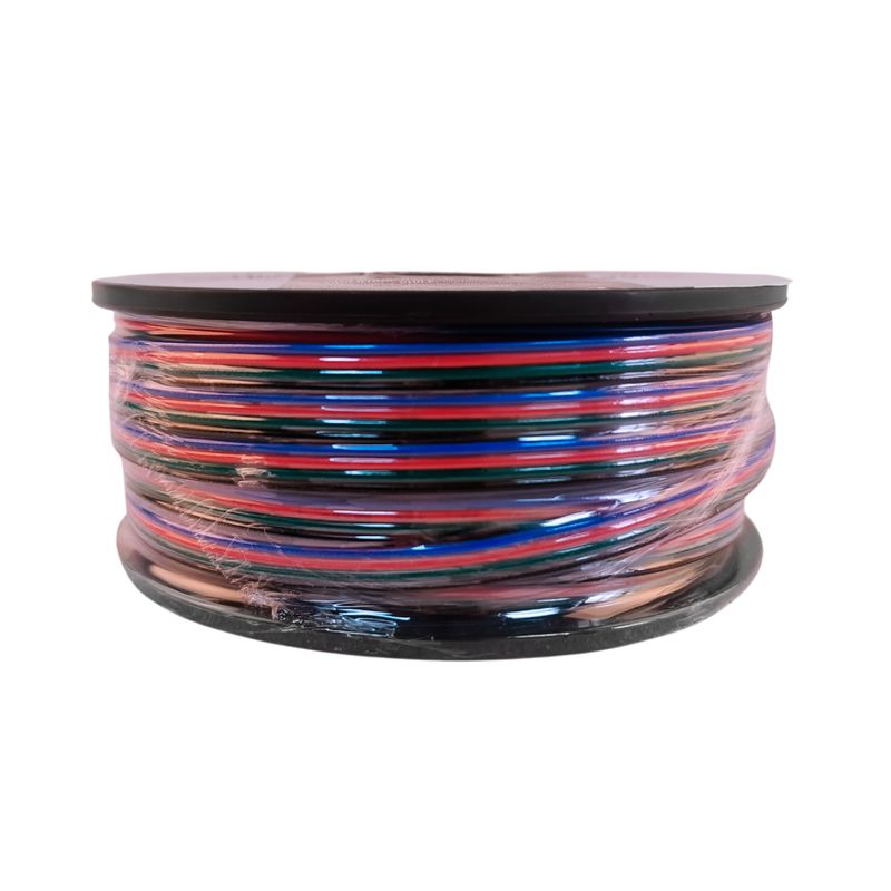 22AWG Cable for RGB LED lights RGB, 48V Máx. x 164 FT/ 50 M