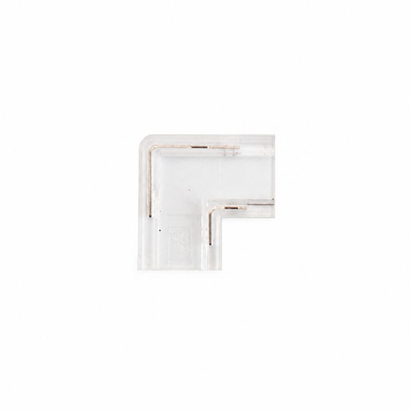L-shape connector for high density (240 led strip) and COB strip, 2 Pin, 8mm, IP20