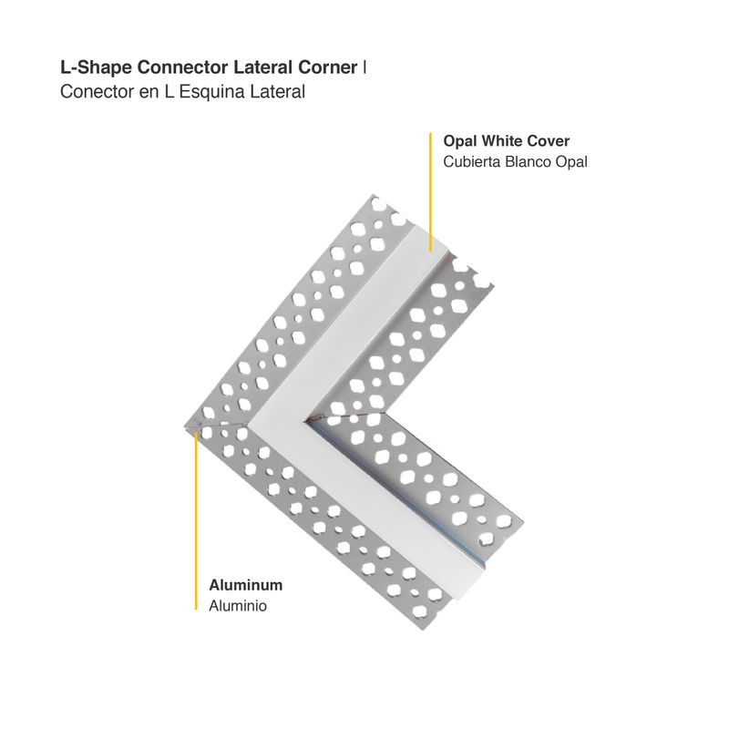 L-Shape Connector Lateral Corner for PER-25