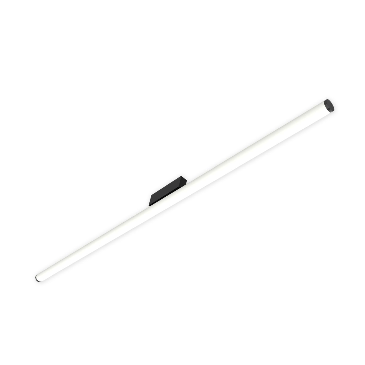 Black Magnetic Grille Track LED Light, 18W, Warm White 3000K
