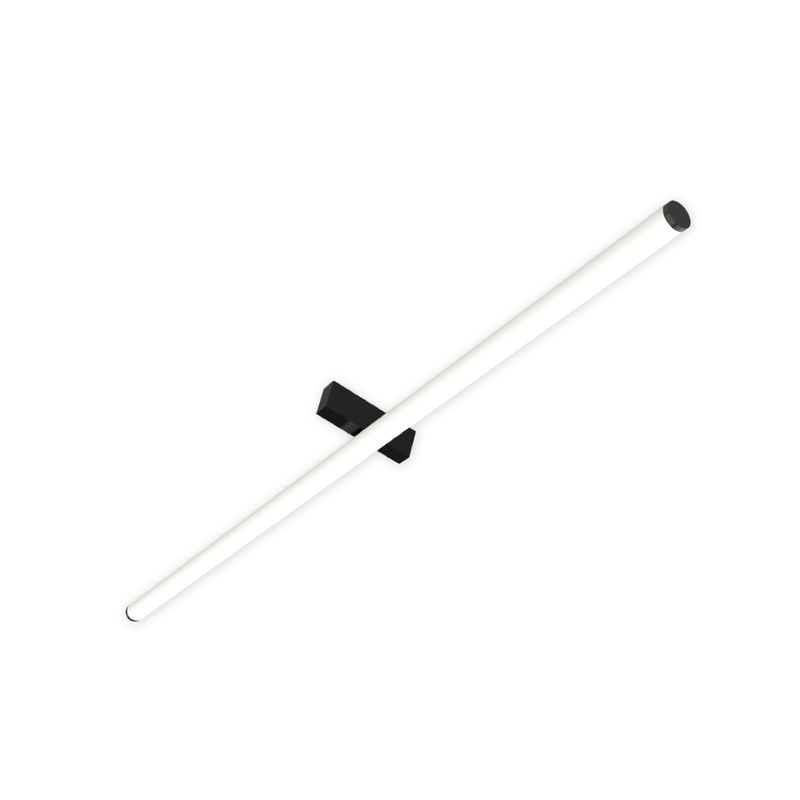 Black LED Magnetic Track Tube Light, 12W, 4000K, 24V