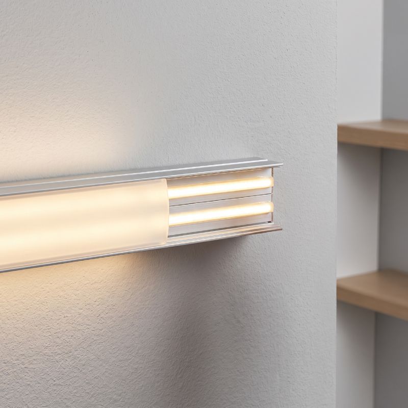 Surface-Mount Wide anodized LED Aluminum Channel, 8.20ft 0.91x0.38in