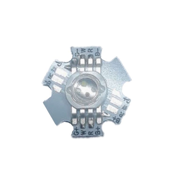 RGB plus White LED High Power Star, 5V 1A 3W