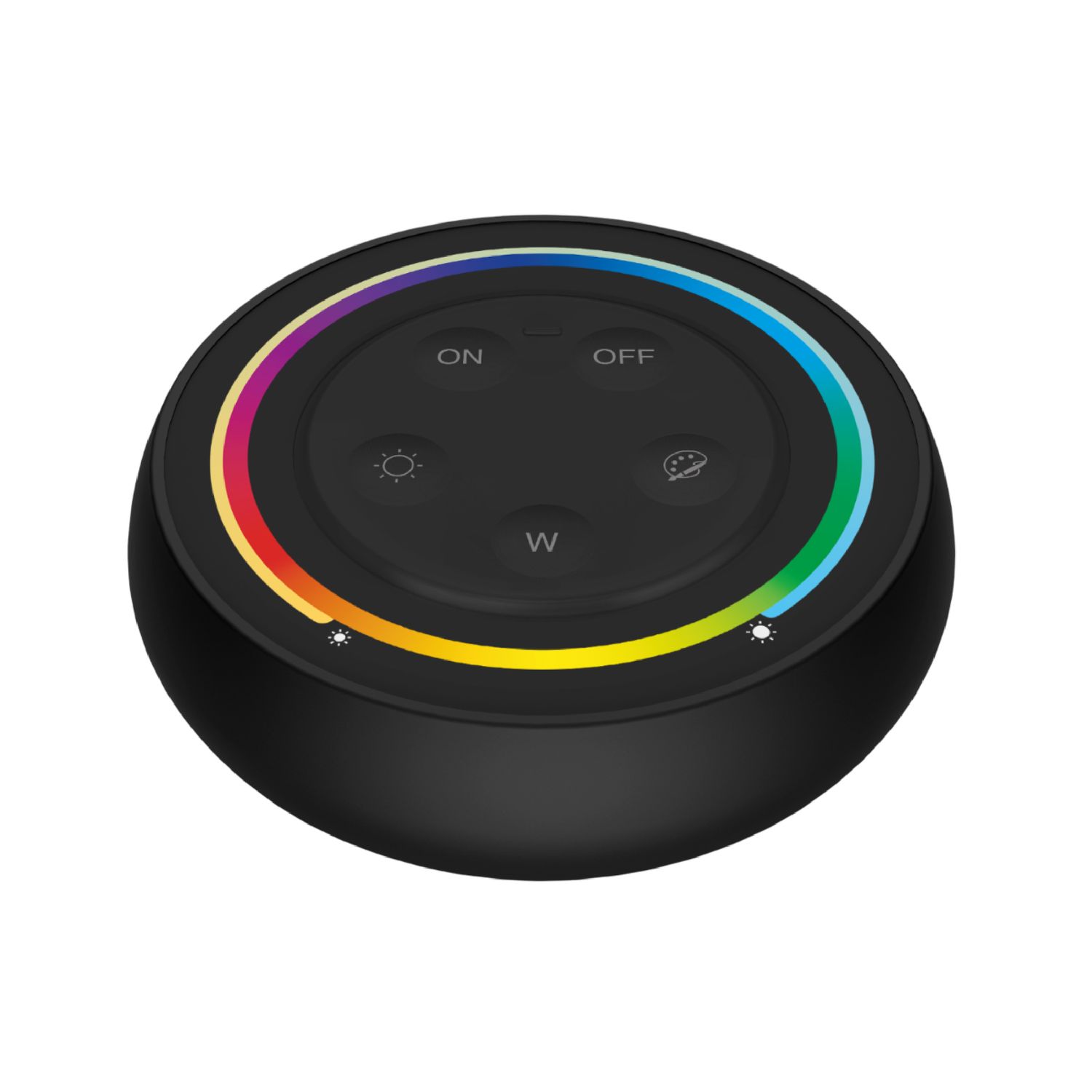 RGB+CCT LED Remote Control 3V 2.4GHz RF Touch Wheel, 100ft Range