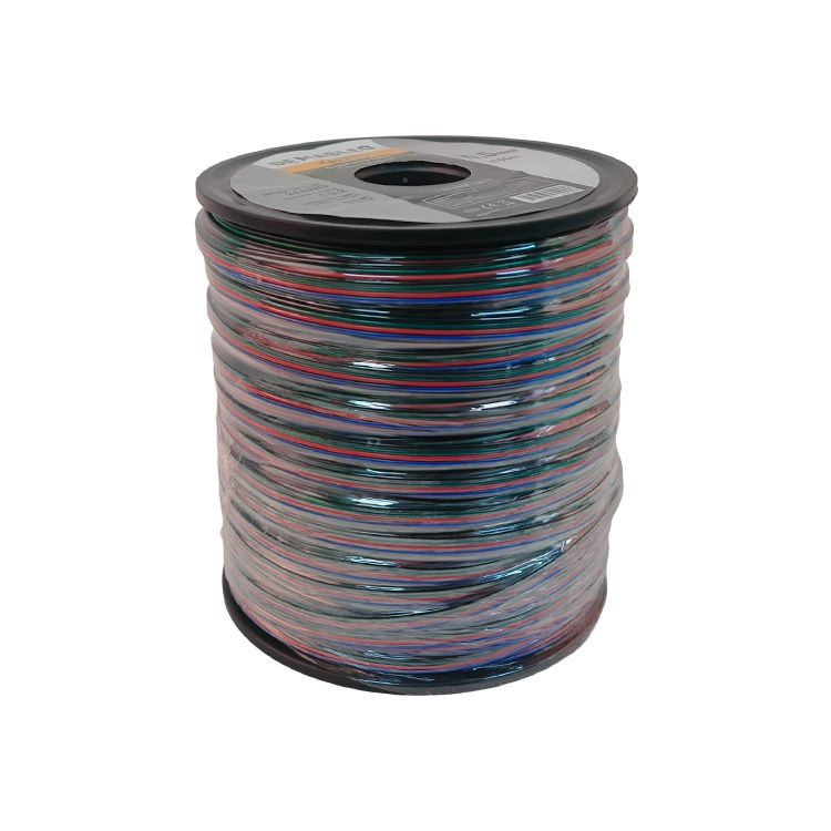 18AWG Cable RGB+CCT LED Lights 6x1mm, 48V Máx. x 328 FT/ 100 M