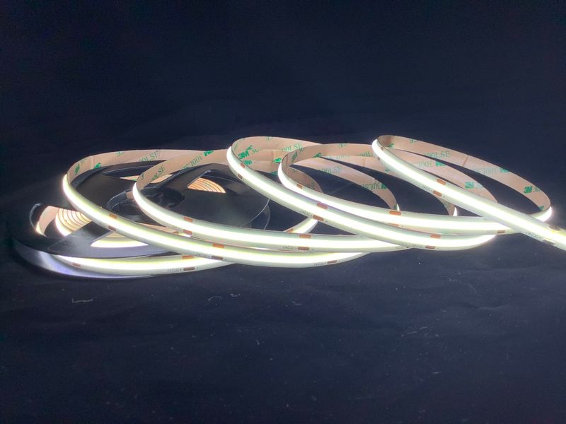 COB LED Strip 24V 14W/m Cool White 1,400lm/m, 10mm PBC, 16.4ft