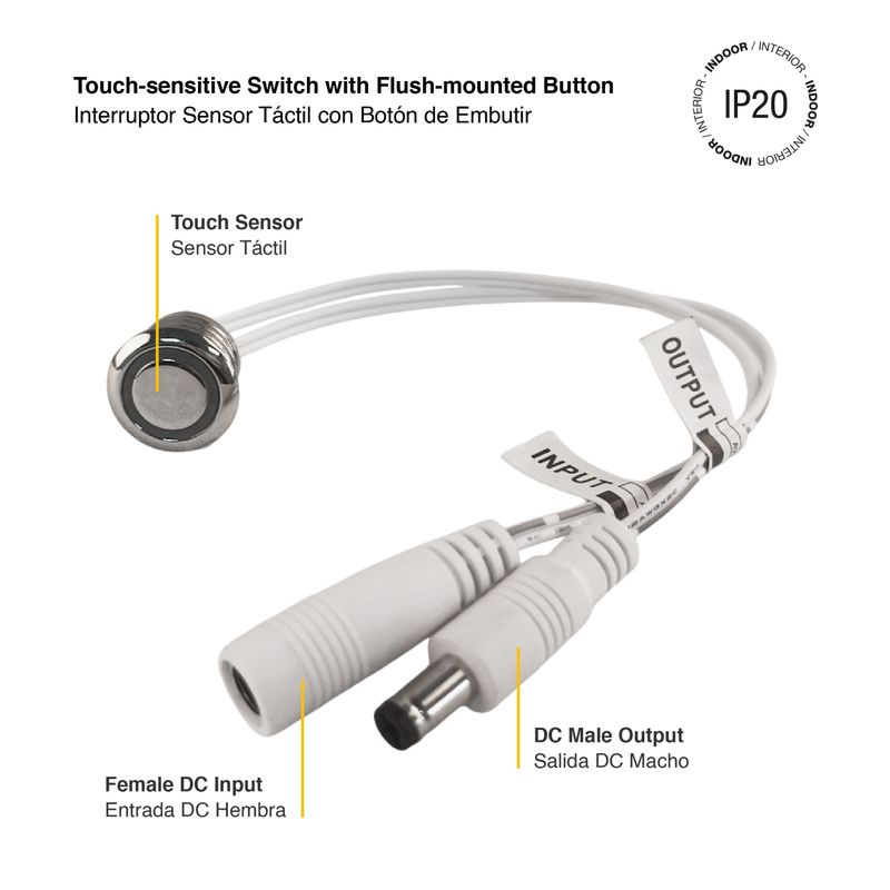 Touch-sensitive switch 20cm