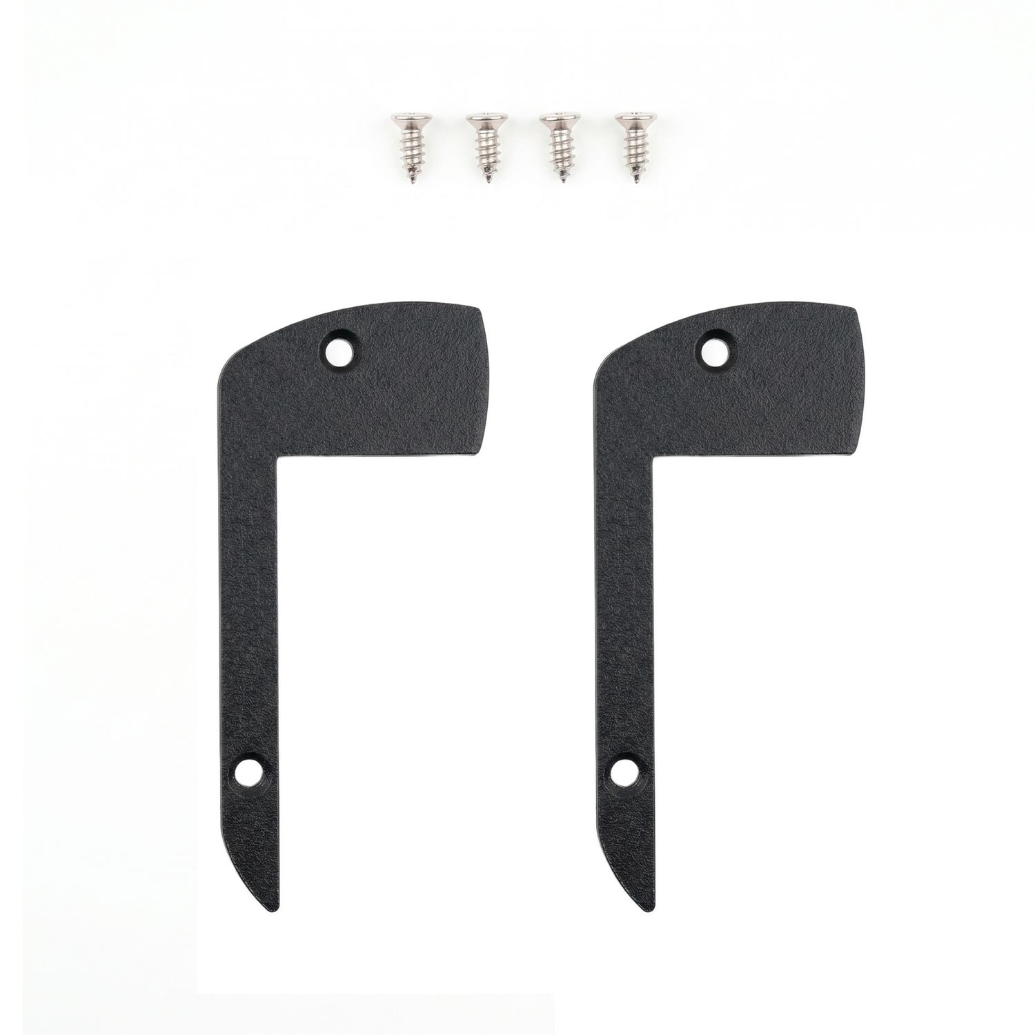 Kit of 2 Caps for Black Aluminum Profile for Stair Treads, compatible with PER-52-2M-NE