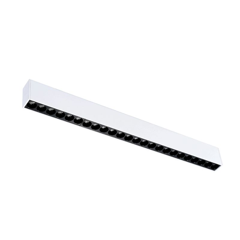 White Magnetic Grille Track Light, 24W, Neutral White 4000K, 34°. 1875lm