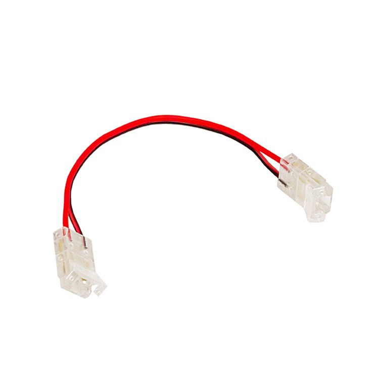 connector for high density (240led strip) and COB strip. 8mm pcb. 15cm cable