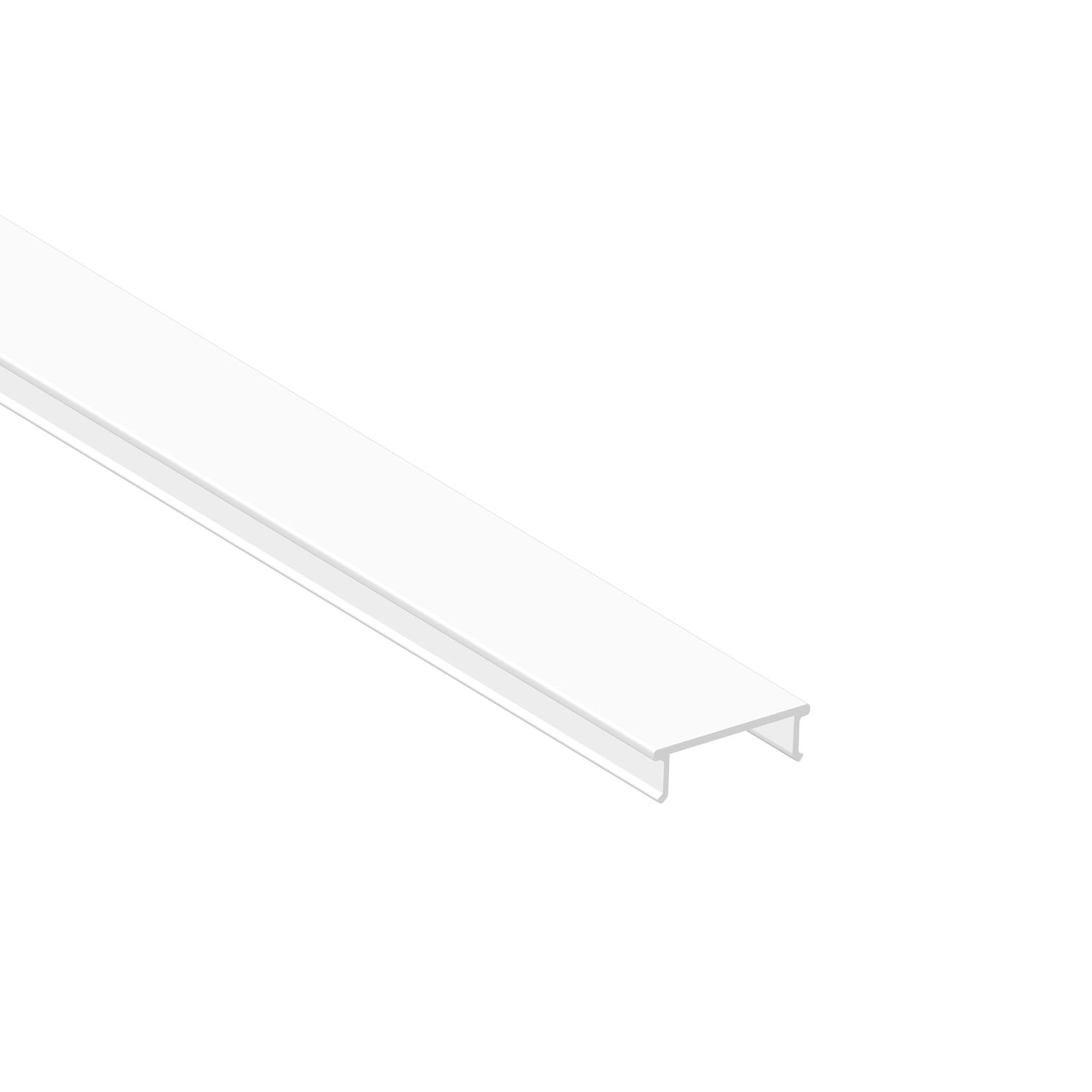 Flat shape Milky Cover 9.84ft for Aluminum Profile per-59