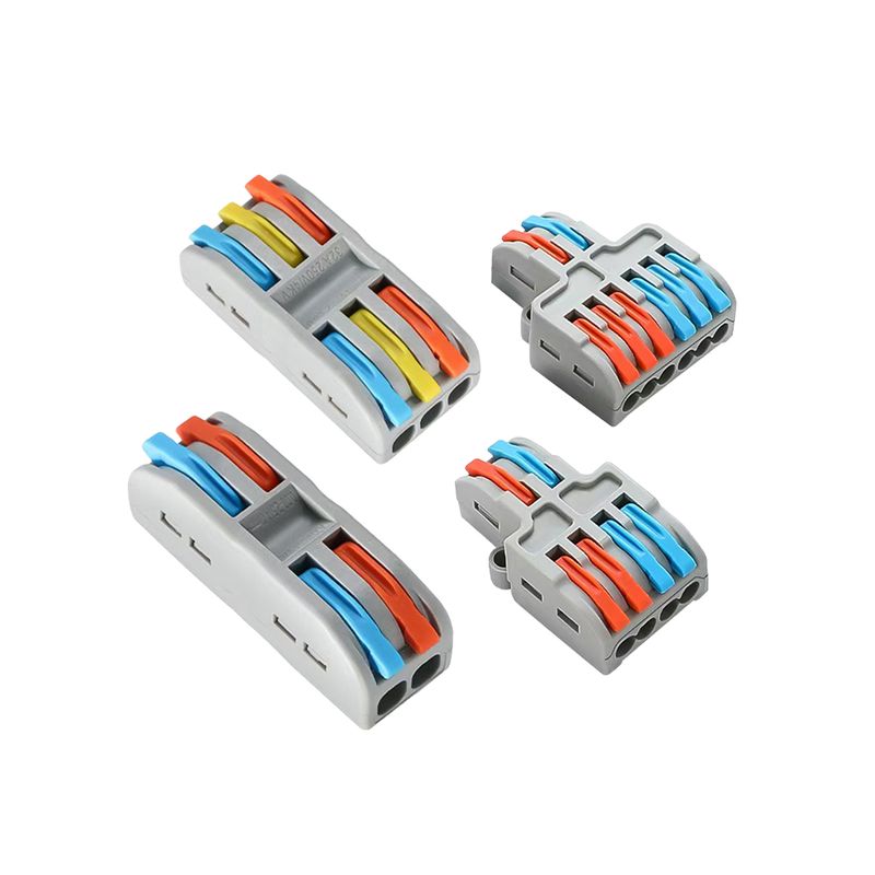 Fast Clip Splice Connector Kit 2 and 3 lever terminals, 2x4 and 2x6 lever-nut terminals x63 pieces