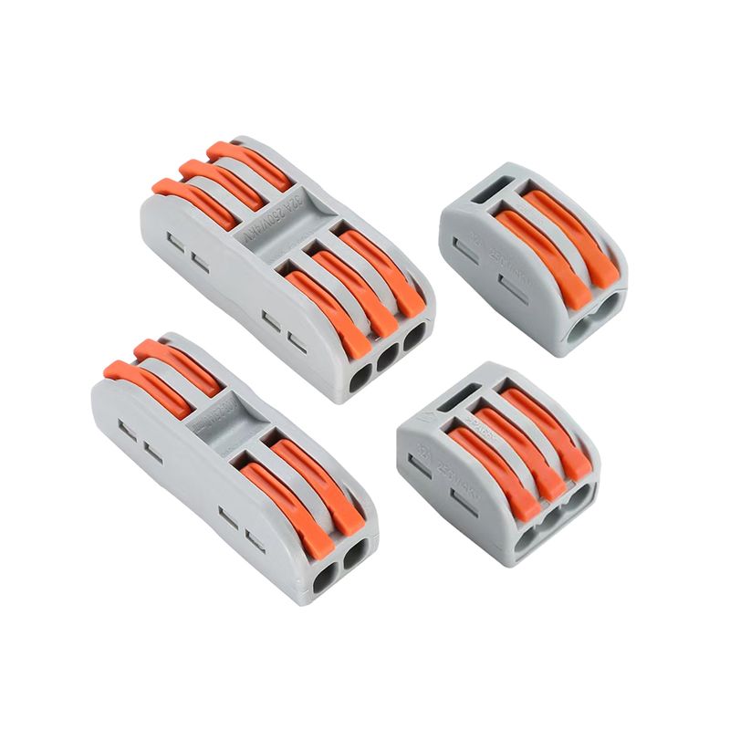 Fast Clip Splice Connector Kit 2 and 3 lever terminals, 2x2 and 3x3 lever-nut terminals x80 pieces