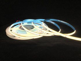 COB LED Strip 24V 14W/m Warm White 1,400lm/m, 10mm PBC, 16.4ft