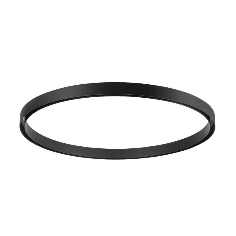 Black Magnetic Round Lighting Track, Surface Mount