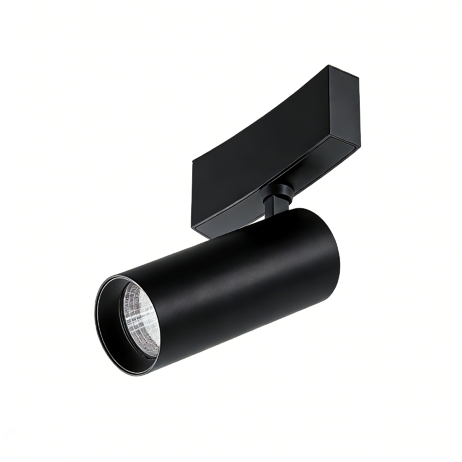 Black Curved Magnetic Track Light, Multidirectional, 10W, Neutral White 4000K, 36°