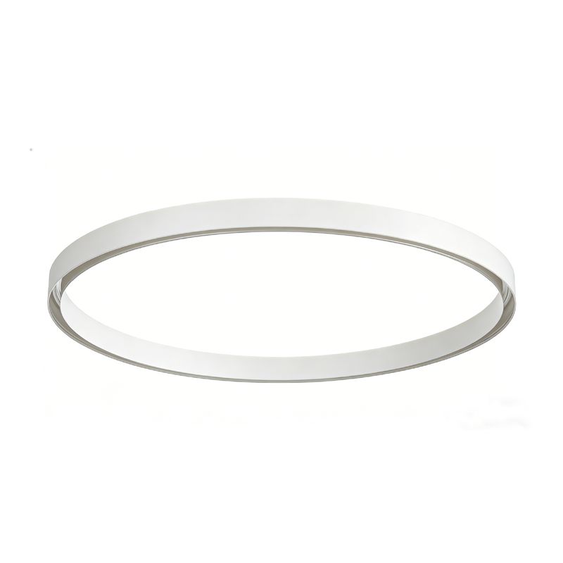 White Magnetic Round Lighting Track, Surface Mount