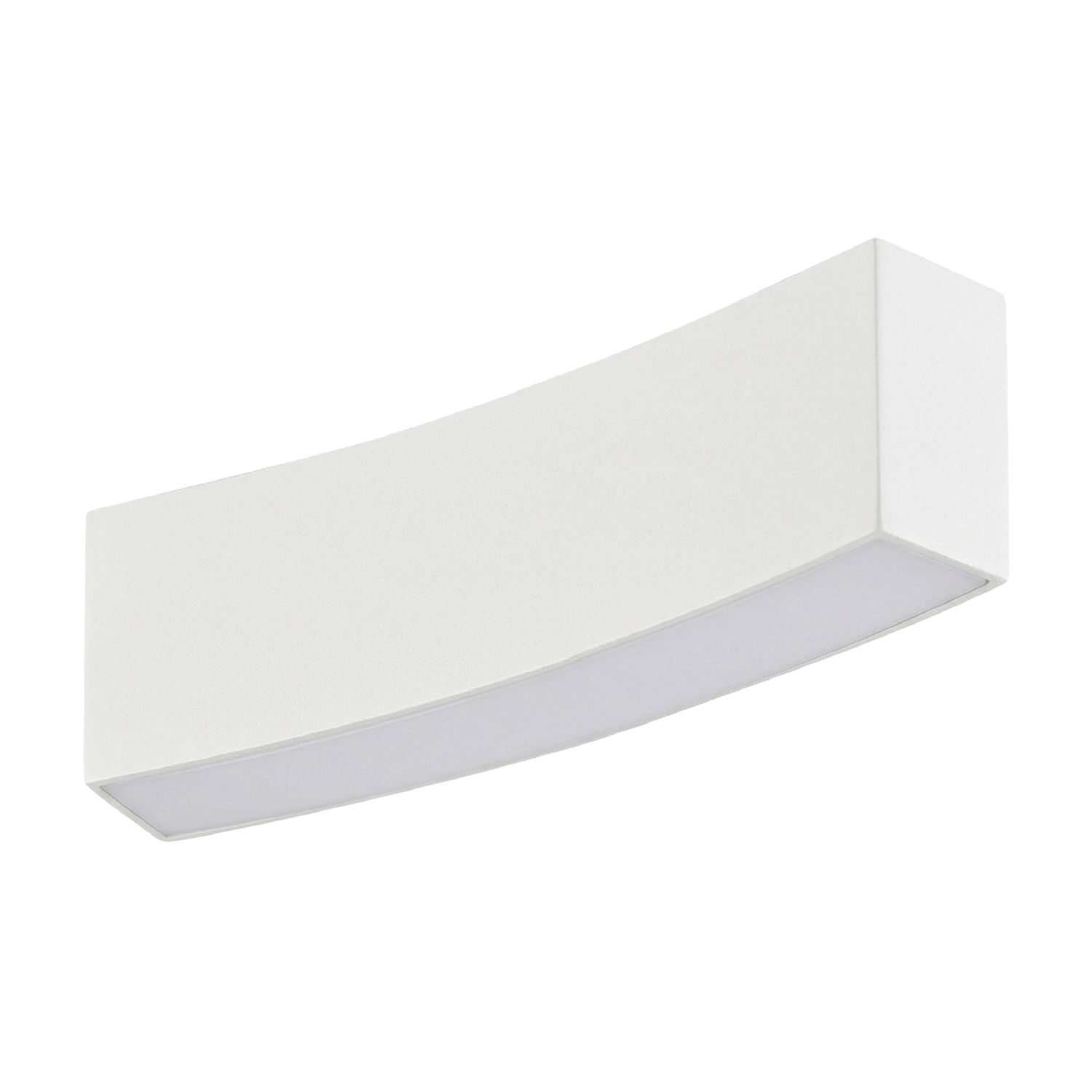 White Curved Magnetic Grille with Diffuser Track Light, 7W, Neutral White 4000K