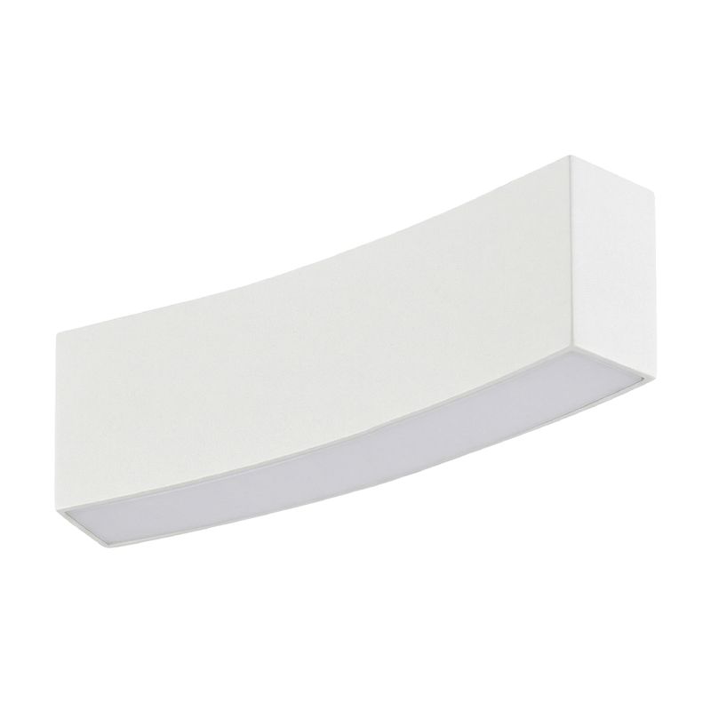 White Curved Magnetic Grille with Diffuser Track Light, 7W, Neutral White 4000K