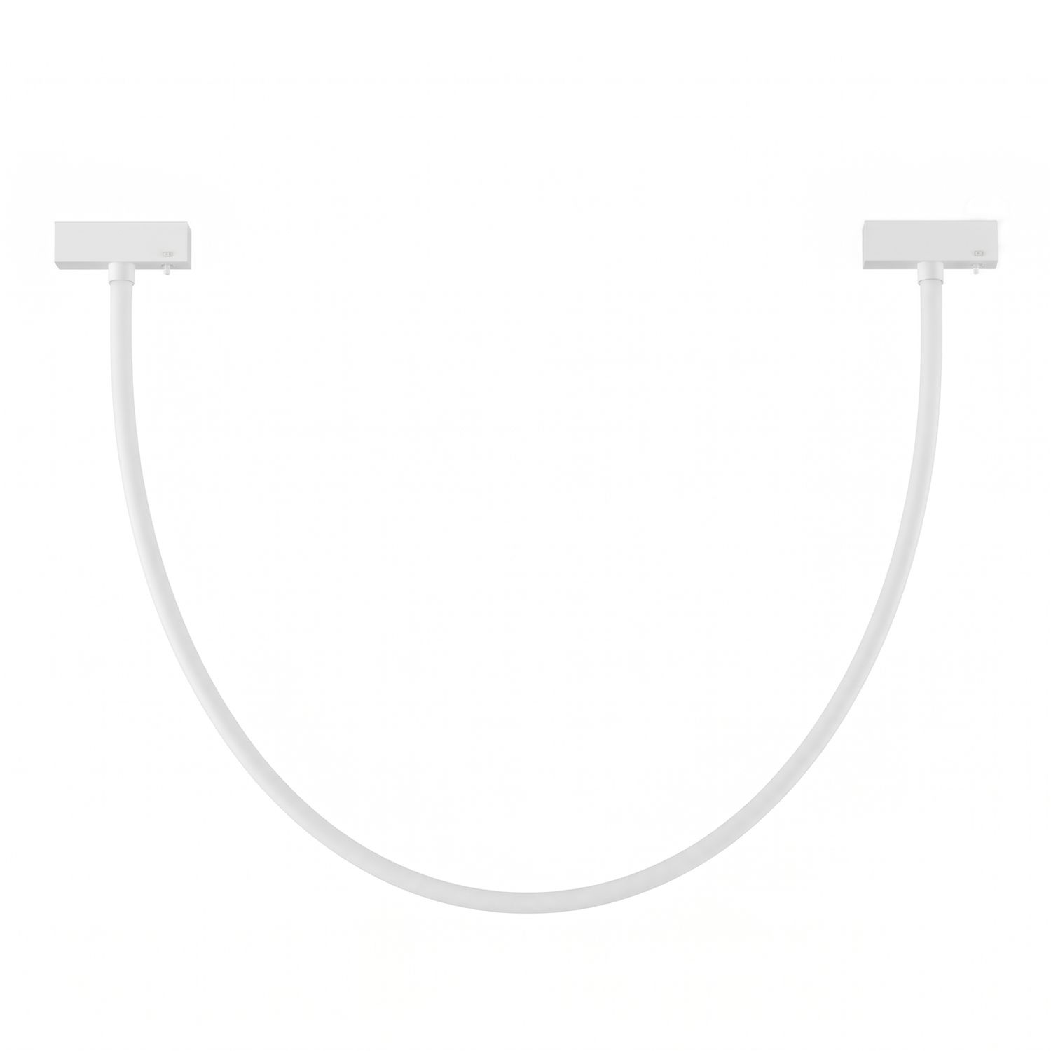 White Magnetic LED Light Flexible Neon Tube, 60W, Warm White 3000K, 16.4ft