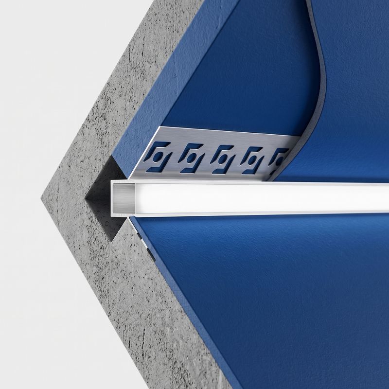 Aluminum Profile, Anodized, V-Shape Inner Corner, Recessed, 1.82x0.94in, White Milky Cover, 6.56ft 