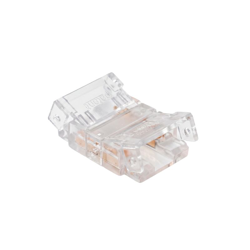 3-Pin 10mm Transparent LED Strip-to-Strip Solderless Snap Connector for Light Strips TCOB-04/TCOB-0