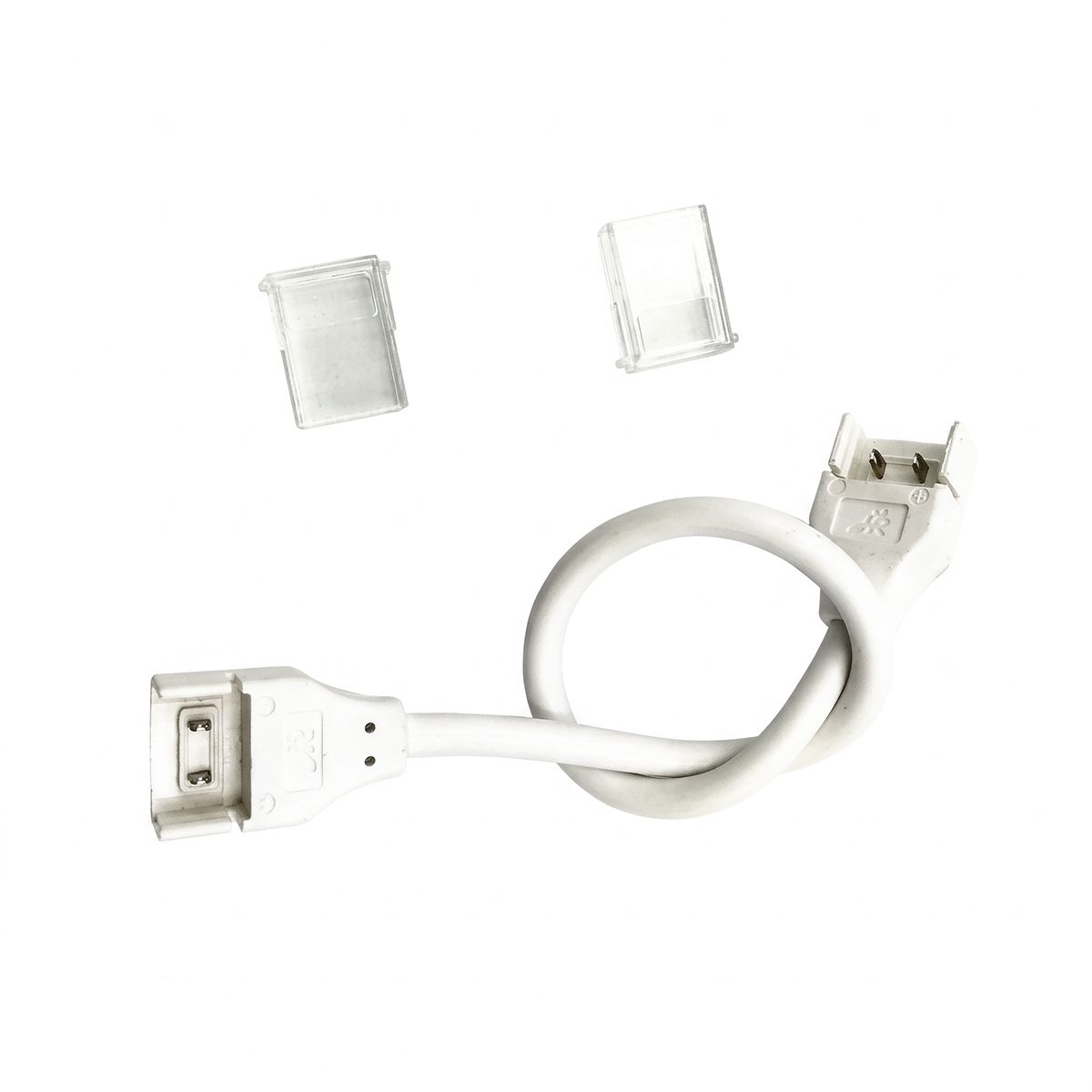 Gapless Double Ended Extension Wire, 2 pin, 8MM PCB, TEXCOB-02