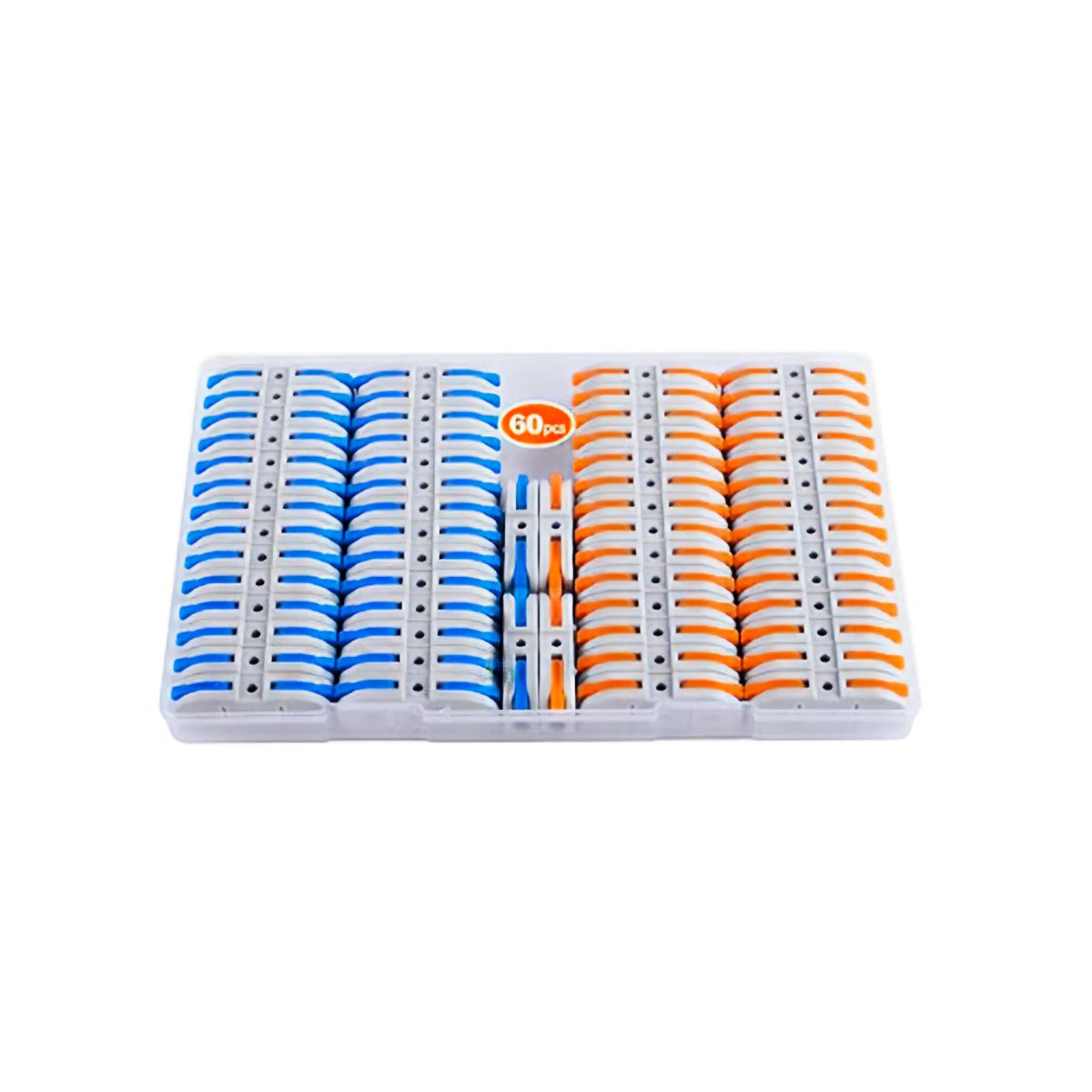 Fast Clip Splice Connector Kit 1 in 1 out x60 pieces