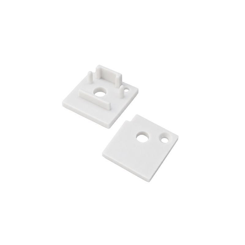 Kit of 2 End Caps for Aluminum Profile, compatible with PER-62