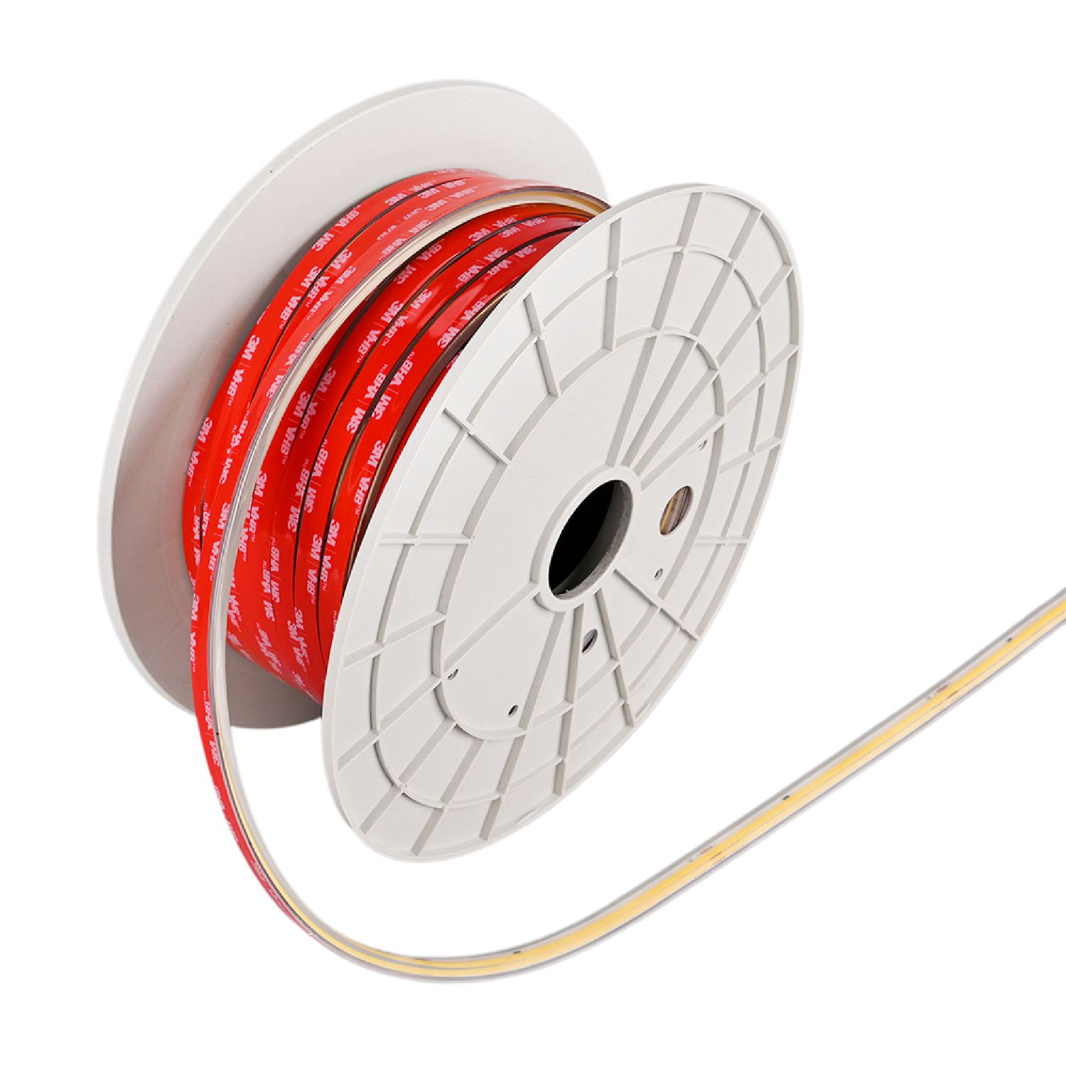 10mm COB LED Strip Warm White 3000°K 120V 12W/m 1020-1200lm/m IP68 98.4ft
