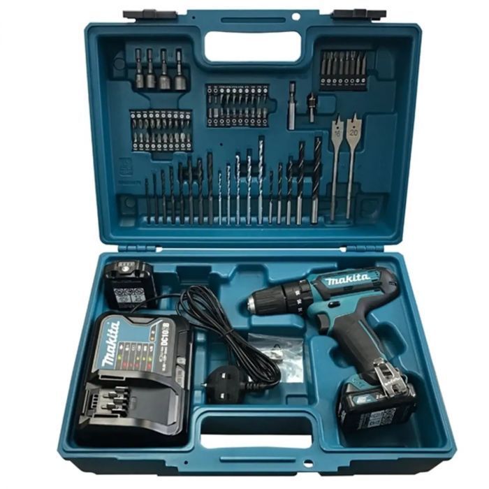 Makita 牧田 HP333DSAX1 12V 充電衝擊電鑽 (連配件套裝)