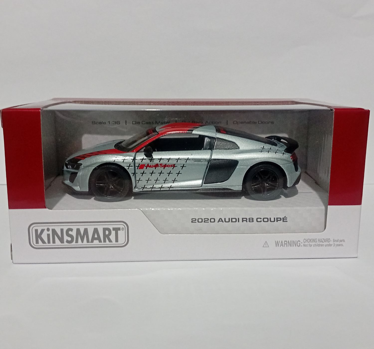 KiNSMART 2020 Audi R8 Coupé 1:36 Diecast
