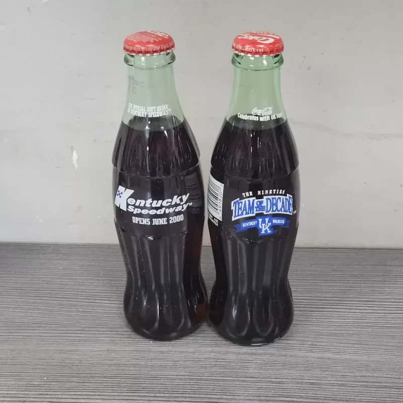2000 speedway 1994 Kentucky Wildcats Basketball 8 oz Coca Cola Coke Bottle 2 lot
