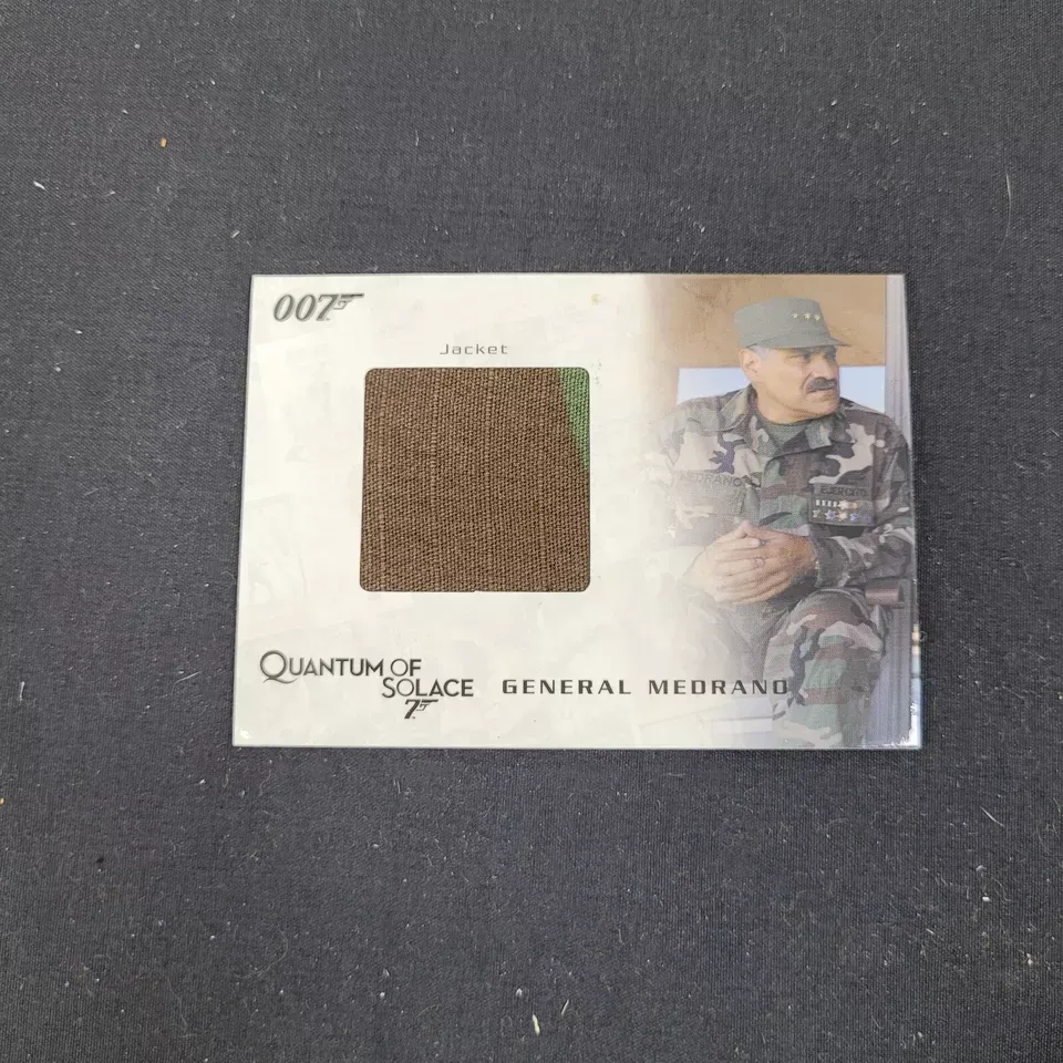 2009 James Bond 007 Quantum of Solace General Medrano Jacket Relic #QC06 /850