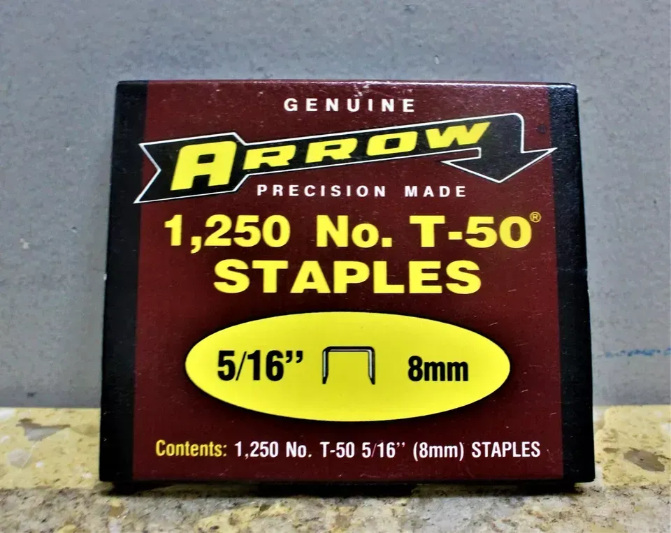 Arrow Fastener 5/16" T-50 Staples (1250 Staples)