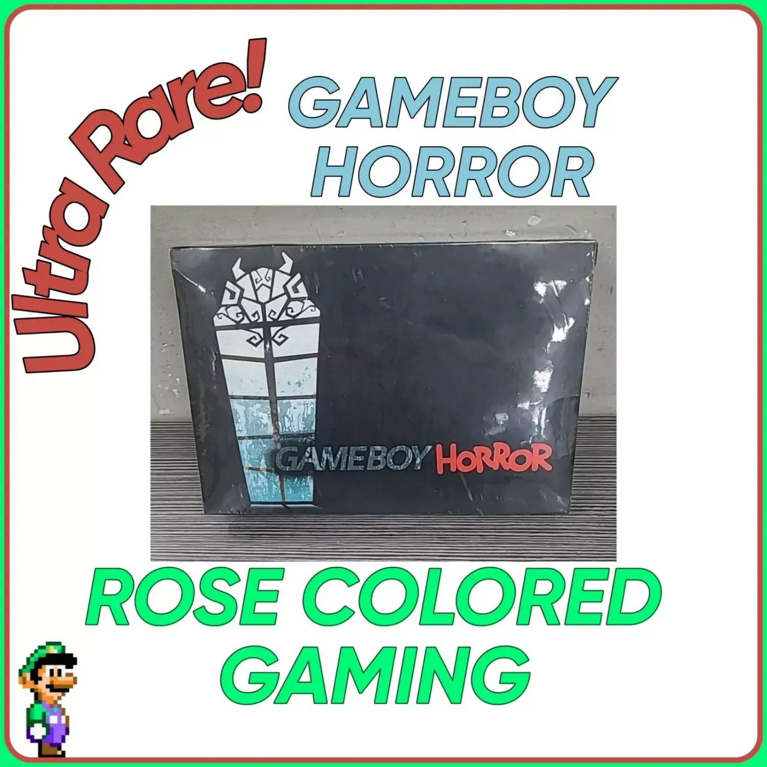 BRAND NEW SEALED ROSE COLORED GAMING RCG GAMEBOY HORROR LUIGI'S MANSION NINTENDO