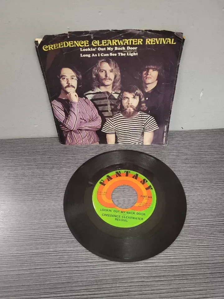 CREEDENCE CLEARWATER REVIVAL  Lookin' Out My Back Door NM 45 w/ PS  Fantasy 645