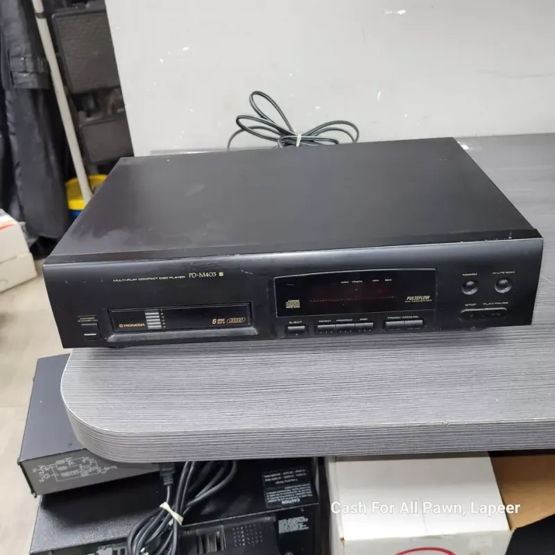 Disc Player Pioneer PD-M403 Multi-play Hi-Fi Audio Compact in Black - For Parts