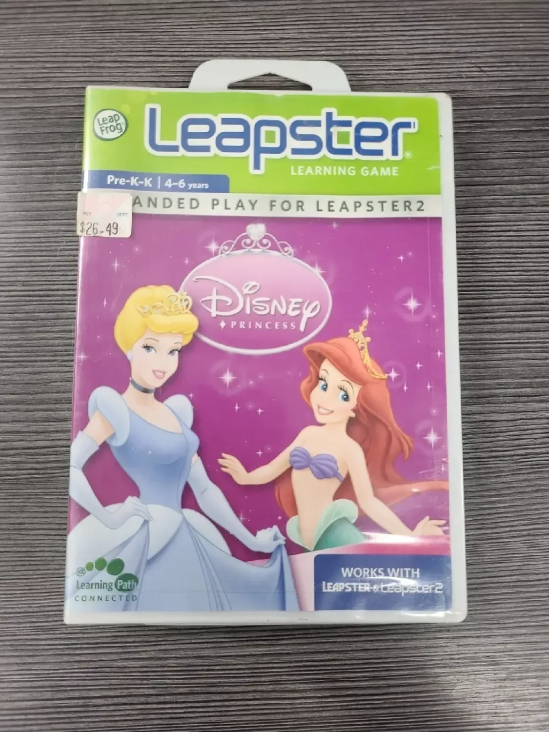 Disney Princess Enchanted Learning Leapfrog Leapster (2) Sealed New Game