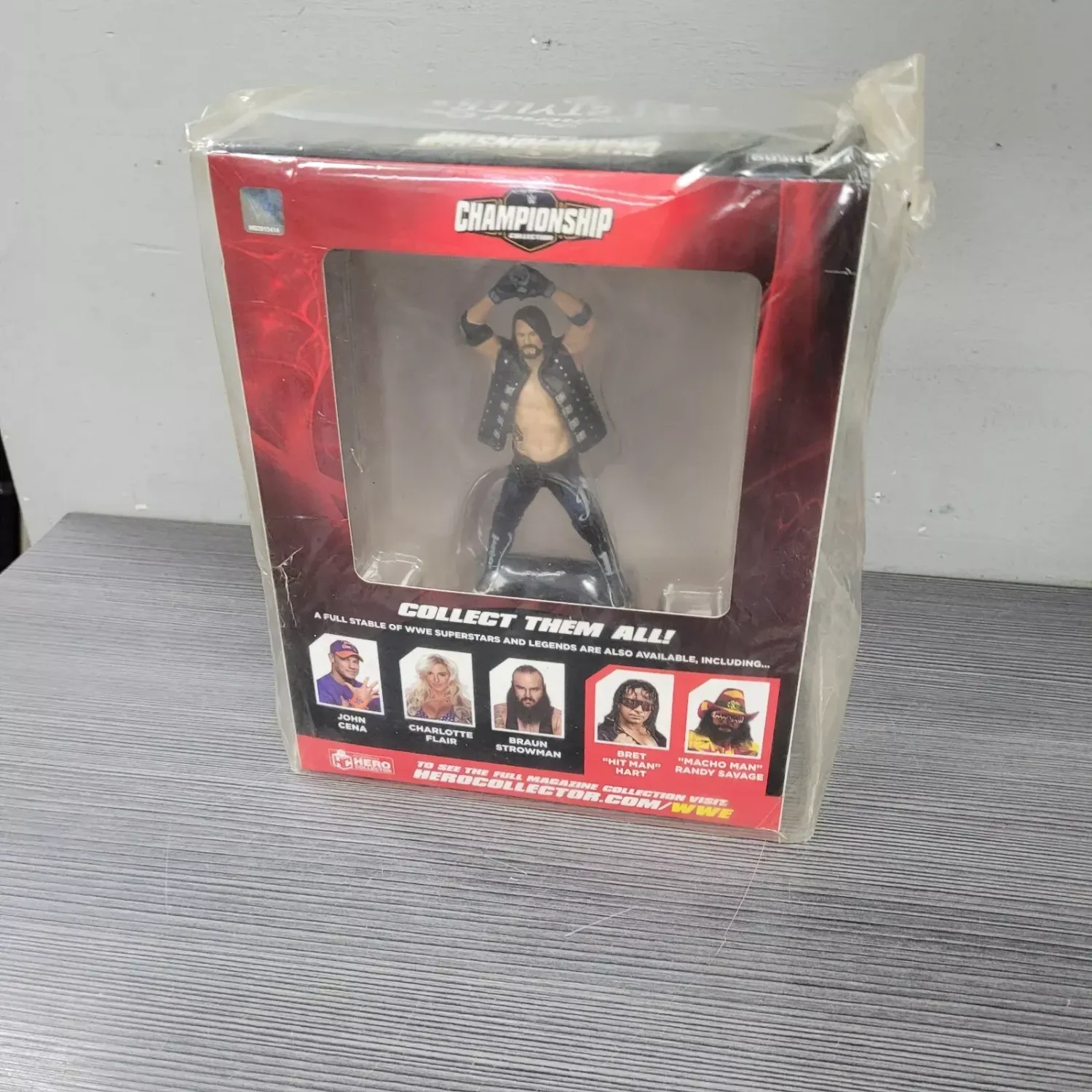 Eaglemoss WWE Championship Collection AJ Styles figure with Collector Magazine
